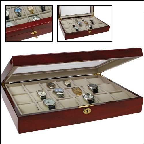 Preisvergleich Produktbild Schatulle für 18 Uhren modern 261