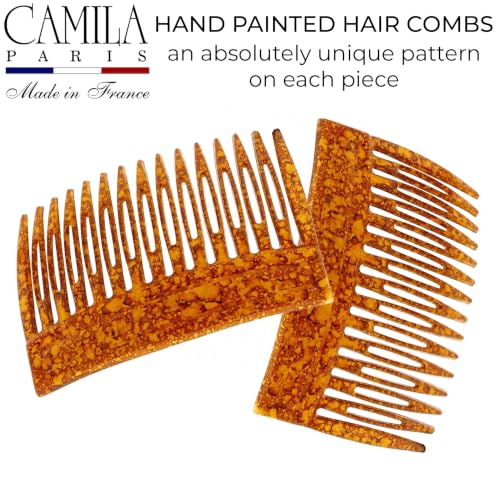 Image of Camila Paris CP3330 Hair Side Comb, 3 inch Small French Twist Hair Combs Clips