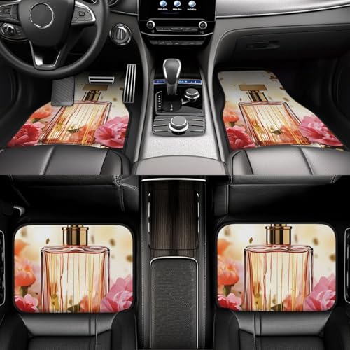 Lot complet de 4 tapis de sol de voiture toutes saisons ajustement universel