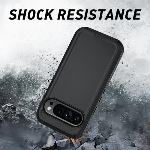 Ylzhe for Pixel 10 Pro Case,3 in 1 Design Durable Heavy Duty Protection,Black - image 4