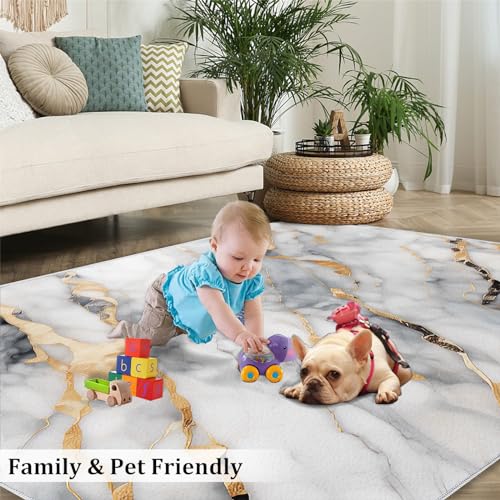 Tapis moderne ivoire abstrait design haut de gamme 160x200 - 5
