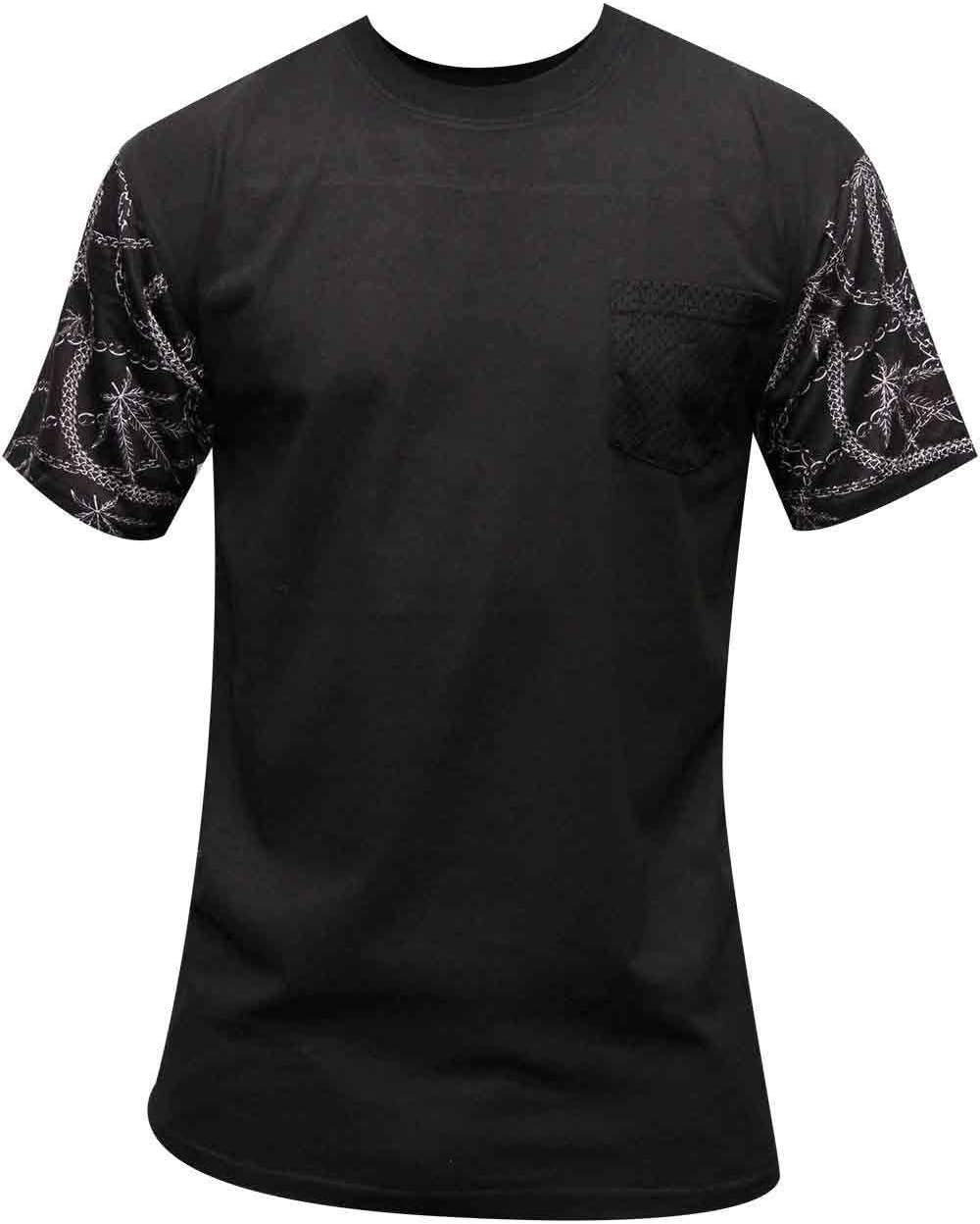 Crooks & Castles Chainleaf Pocket T-Shirt Black Multi