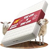 Cerovejas® Colchón Viscoelástico 135 x 190 - Altura 22 cm | Alta Densidad - Núcleo HR 28kg - Firmeza Media Alta para Aliviar la Presión y Dolores de Espalda | Oeko-Tex | Fabricado en España