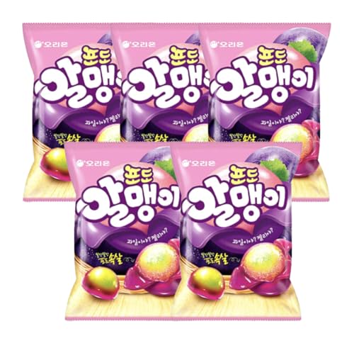 Gomitas masticables sabor uva pack de 5
