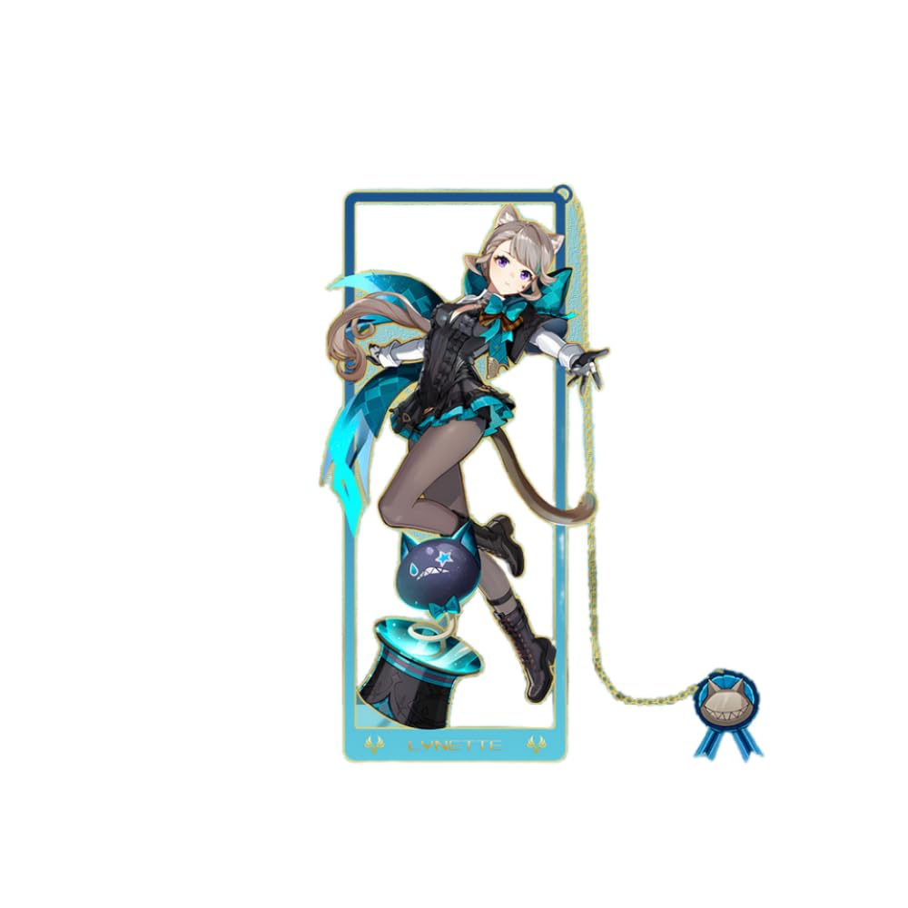 1PC Genshin Impact Characters Metal Bookmark Game Bookmark with Chain for Game Fans (Style 1) โ image 1