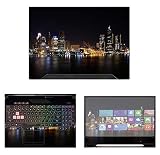 Decalrus - Protective Decal City Skyline Skin Sticker for Asus ROG Strix Scar II GL504 (15.6' Screen) case Cover wrap ASrogStixScar2_15-157