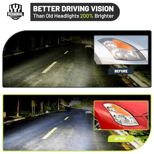 Image of Headlights for 2007-2009 Nissan Altima 4 Door Sedan | Halogen Headlamp Replacement with High Low Beam Bulbs, Chrome Housing, Driver & Passenger Side