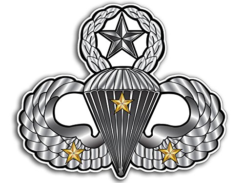 Amazon.com: Airborne Master Parachutist 3 Combat Stars Jump