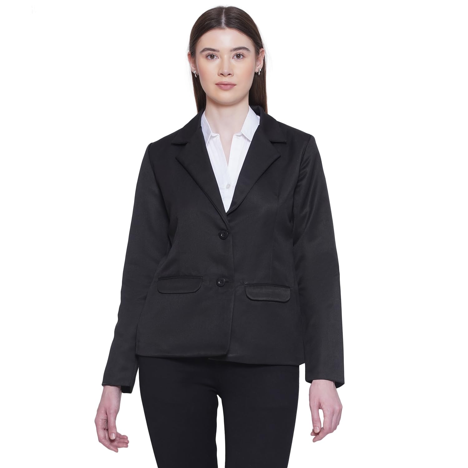 lianafashion Women's Formal Blazer | Regular Fit | Full Sleeve with 2 Front Pocket Ultra Light Fabric | Office/Meetings-picture-14