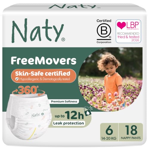 Naty FreeMovers Nappy Pants Size 6 (16+kg)