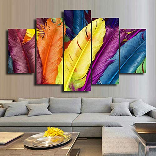 Idée cadeau salon moderne avec cette impression sur toile 5 pièces
