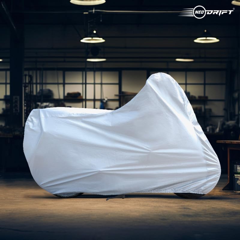 Image of Neodrift 'CrystalMax' Bike Cover Compatible for Harley Davidson X440 (All-Weather Motorcycle Protection, Water & UV Resistant, Dustproof, Windproof).