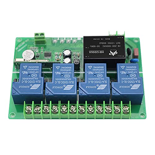 Interrupteur à télécommande 4 voies 30A 220V-380V avec boîtier métal robuste - 3