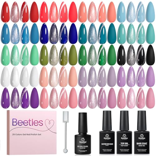Beetles Wearable Pop 20 Colors Gel Polish Set