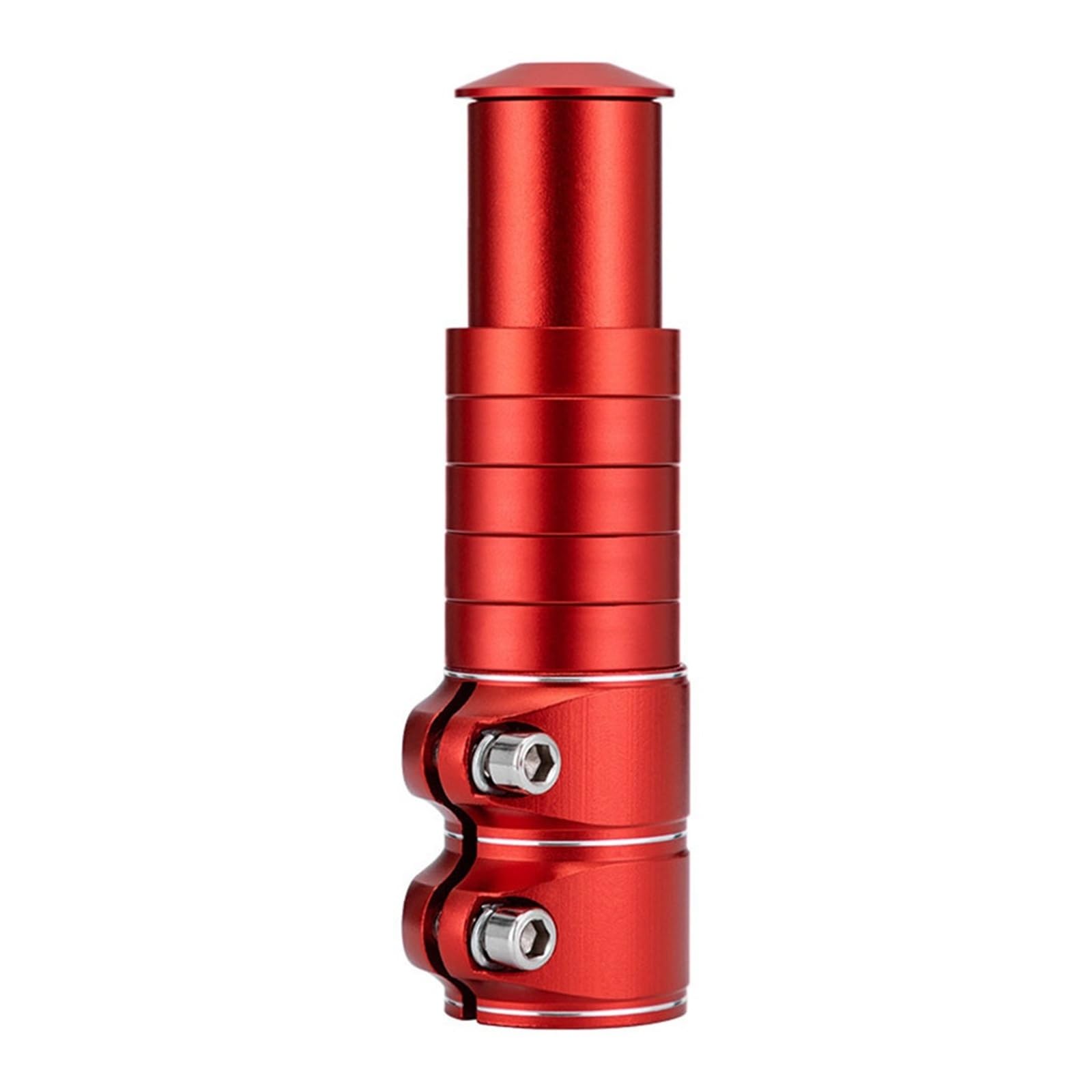 Yvxotrxnk Adjustable für Bikle Handlebar Stem Riser Extender für Long Distance Riding, 28,6 mm MTB Road Bike Head Up Riser Adapterter, nierdzewny Aluminum Alloy Height Adjustable Handlebar Raiser