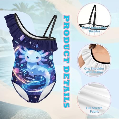 Image of Yzaoxia Girls Swimsuits One Piece Bathing Suit Sleeveless Gymnastics Swimwear for Kids 3-14Y