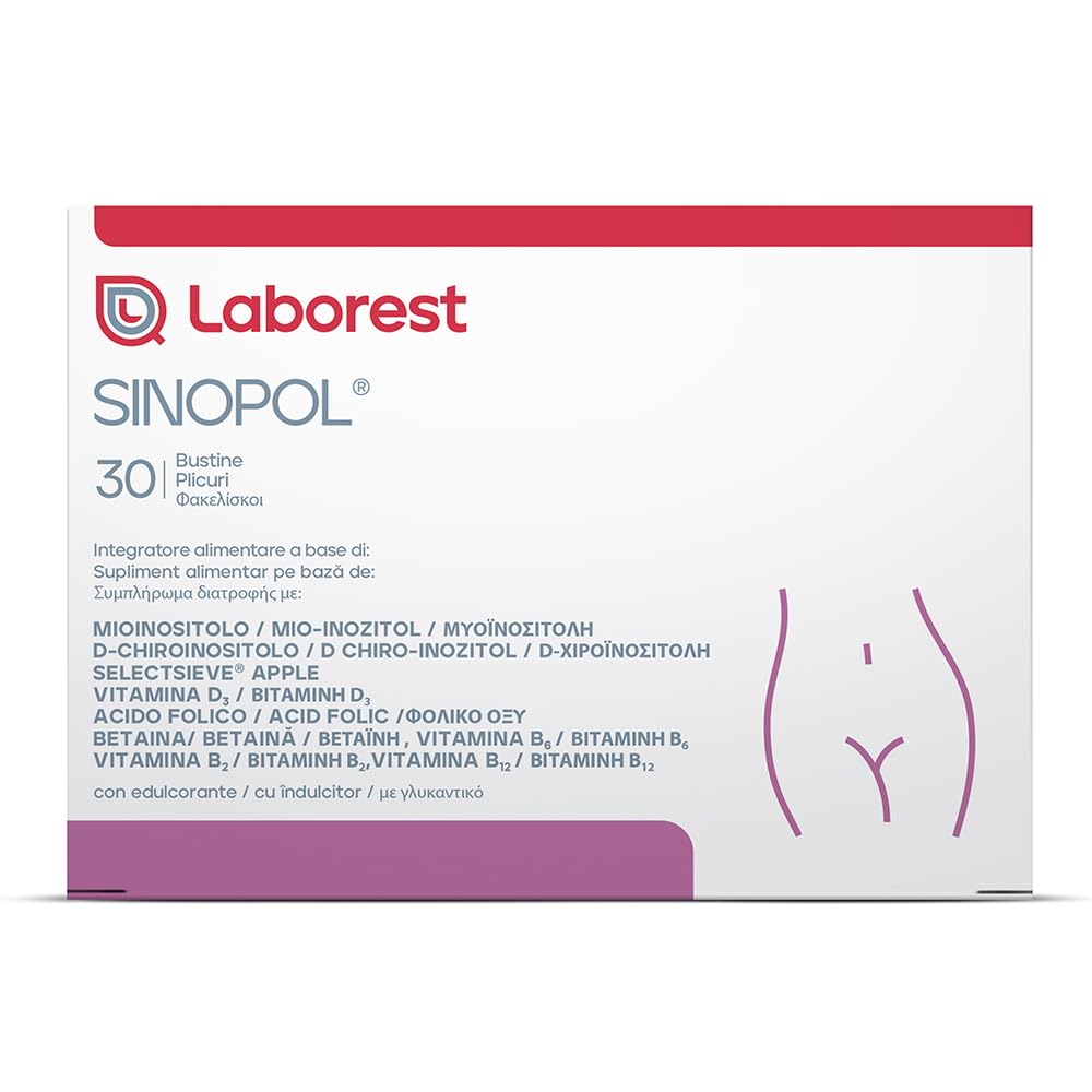 30 Umschläge à 2.5G | Myoinositol, D‑Chiroinositol, Apple SelectSIEVE, Vitamine B und D3 | Nahrungsergänzungsmittel | Wohlbefinden für Frauen