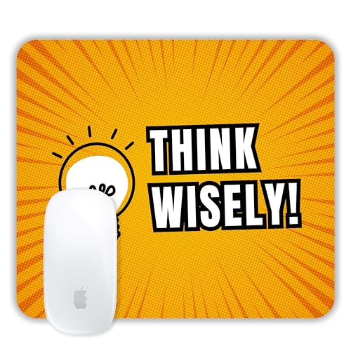 Image of TURTLEWINGS | Mousepad | Inspirational Quote Mousepad - 22x18 cm, 3mm Thick | Abstract Design Non-Slip Rubber Base | Office, Study & Gaming Use | Premium Smooth Surface 2 (Design 03)
