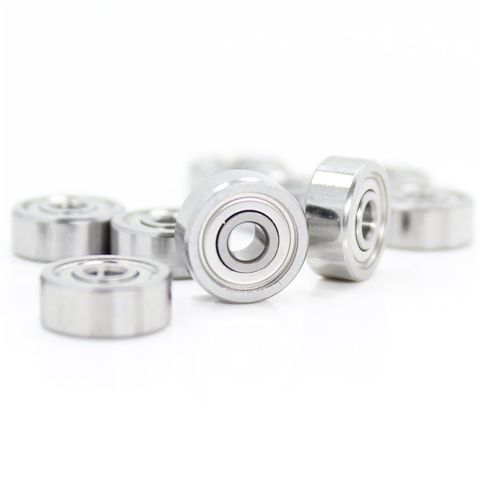 Roulement à billes à gorge profonde en acier chrom Lot de 10 roulements 623ZZ 3 x 10 x 4 mm ABEC-7