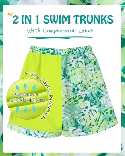 Maillot de bain garçons avec doublure compression ado - 3