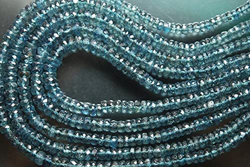 Kyanite bleue naturelle perles facettées LKBEADS pour vos looks bohèmes d'été