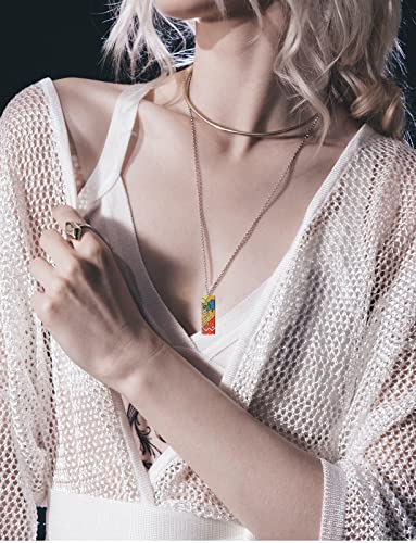 Ucilon 9 Pcs Demon Slayer Necklace Set Anime Tanjiro Pendant Necklace For Men Boys,Kimetsu No Yaiba Hanafuda Necklace Anime Cosplay Jewelry For Women Girl #TOP1