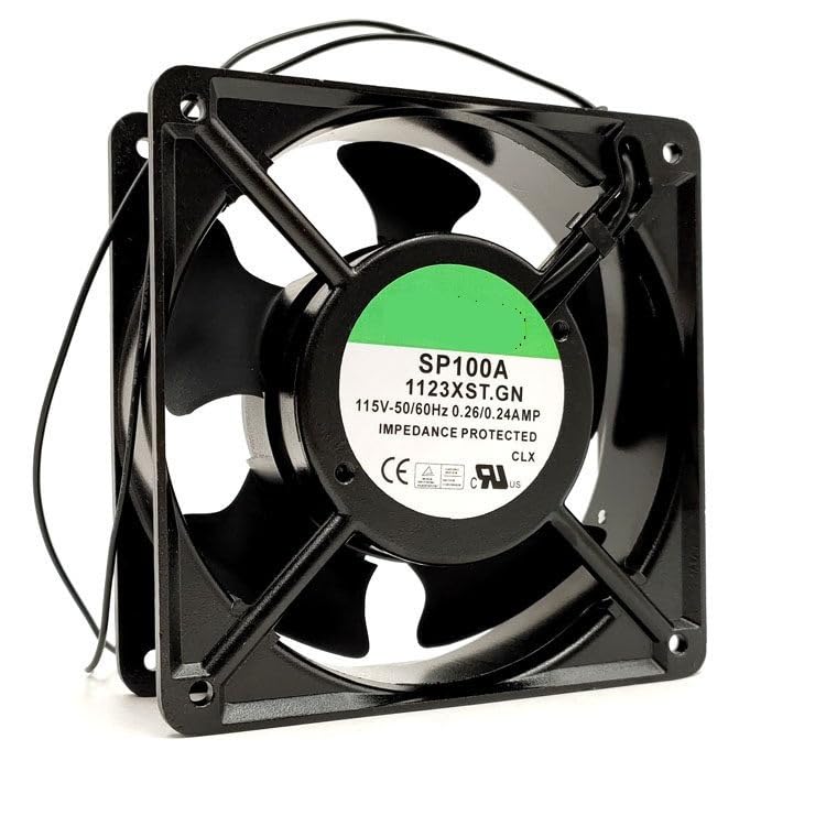 SP100A 1123XST.GN 115V AC 0.26A 120x120x38mm 12CM Axial Fan 12038 for Industrial Cabinets & Inverters(Lead Type)