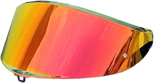 Protector solar de repuesto para casco AGV K6, visera K6S, parabrisas anti UV (Revo rojo profundo, uso diario)