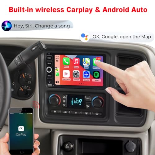 Radio QLED para Chevy Silverado con CarPlay y Android Auto 3