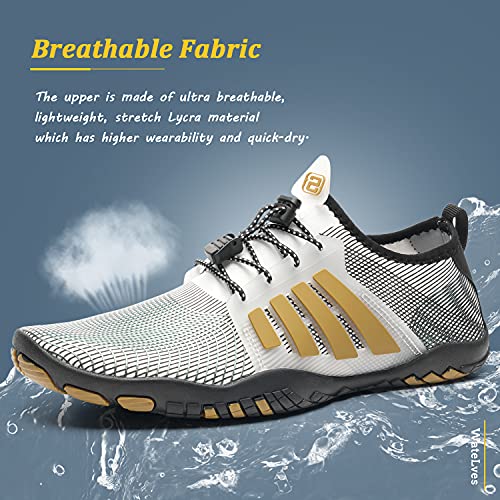 Image of WateLves Water Shoes Mens Womens Beach Swim Shoes Quick-Dry Aqua Socks Pool Shoes for Surf Yoga Water Aerobics
