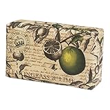 Kew Gardens Seife mit Vintage-Verpackung – Badseife mit luxuriösem Duft – Lemongrass & Lime,...