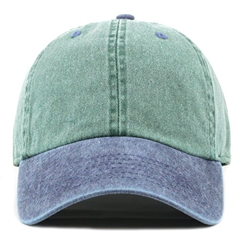 Image of The Hat Depot 100% Cotton Pigment Dyed Low Profile Dad Hat Six Panel Cap