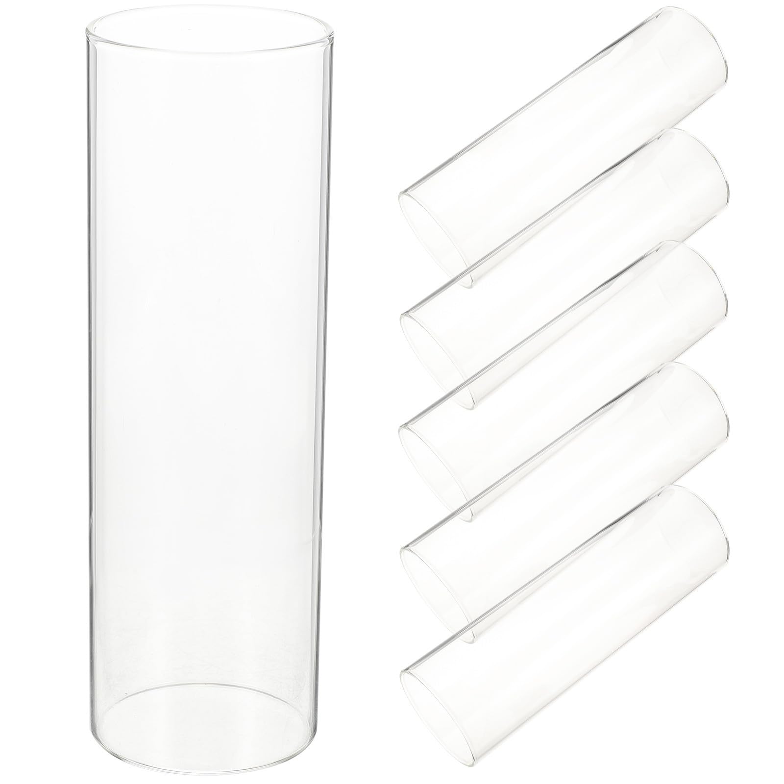 Vases cylindriques en verre sécurisés pour bougies flottantes de salon