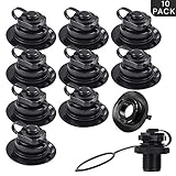 trounistro 10 Pack Replacement Boston Valve Inflatable Universal Fit Air Valve with Spiral Cap for...