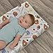 Baby Sports Changing Pad Covers for Boy Girl Vintage Basketabll Football Stars Fitted Change Table Pad Mats American Sports Soft Nursery Diaper Change Table Sheets for 32''×16'' Contoured Pad