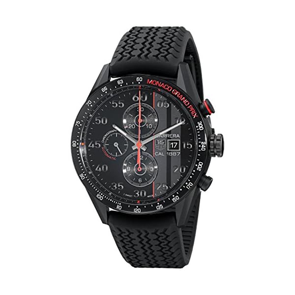 TAG Heuer Men’s CAR2A83.FT6033 Analog Display Swiss Automatic Black Watch