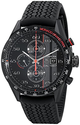 TAG Heuer Men's CAR2A83.FT6033 Analog Display Swiss Automatic Black Watch