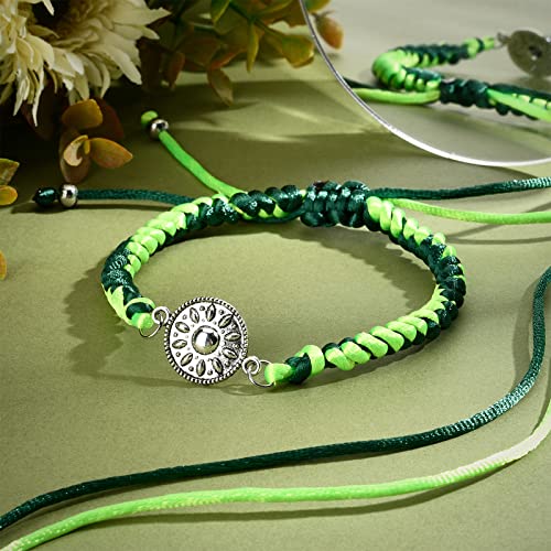 PH PandaHall 6 Color 2mm Green Satin Cord - Image 2