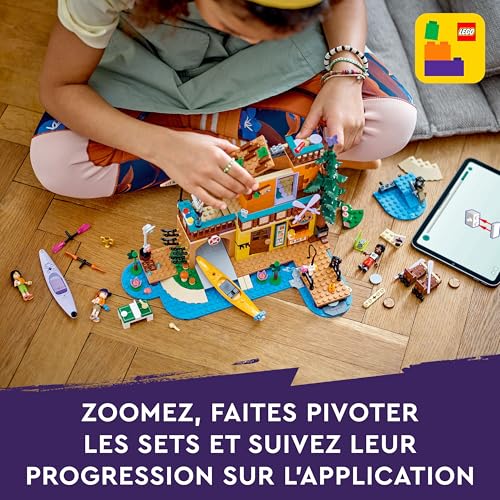 LEGO Friends Sports Aquatiques à la Base d’Aventure - Jouet de Construction pour Enfants - Idée Cadeau pour Les Filles et Les Garçons de 7 Ans et Plus - Inclut 3 Mini-poupées et Un Ours 42626