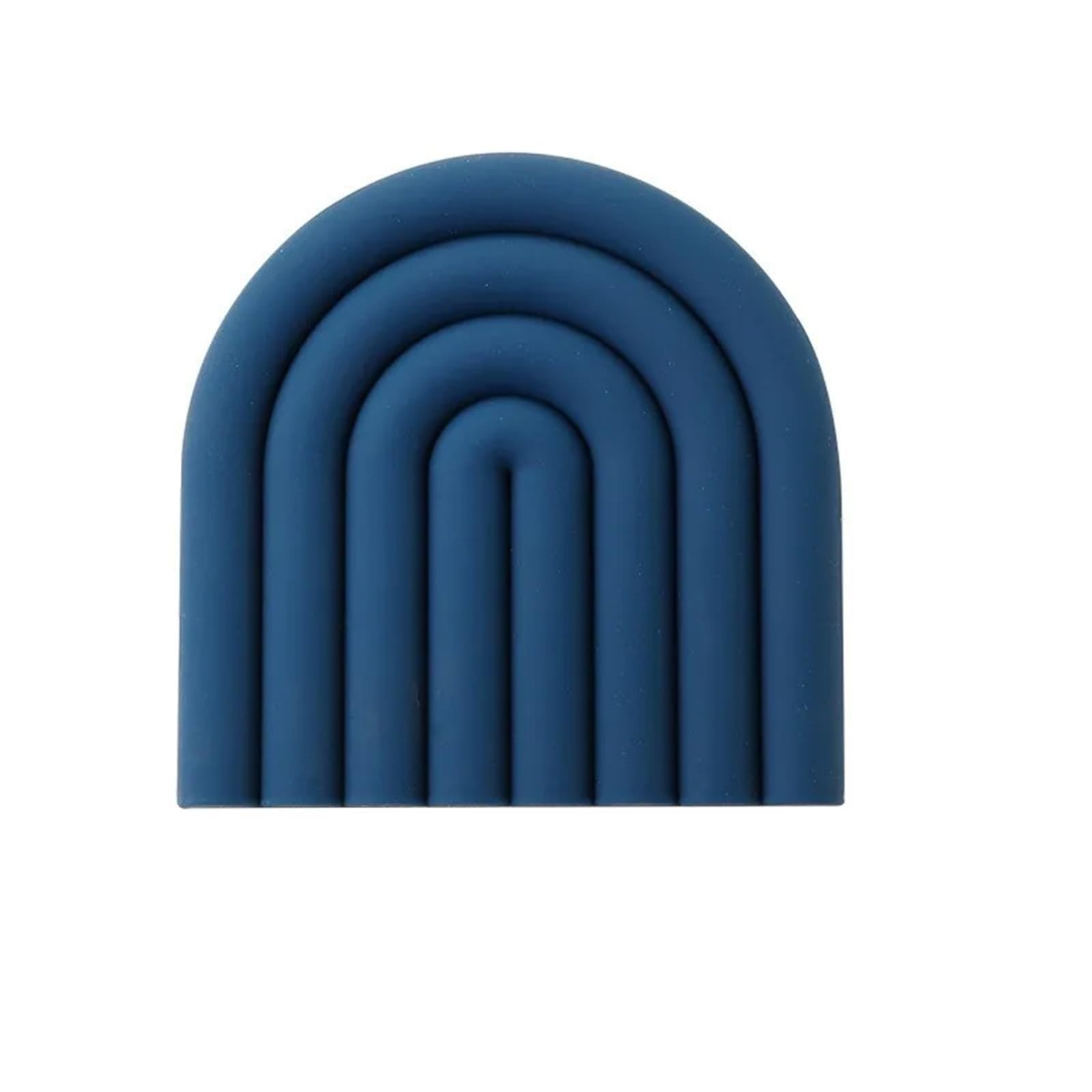 silicone trivet Table Mat, Silicone Trivet Rainbow Heat Mat Pot Holder For Kitchen 15x15cm 1-6 Pcs(15X15CM-3)