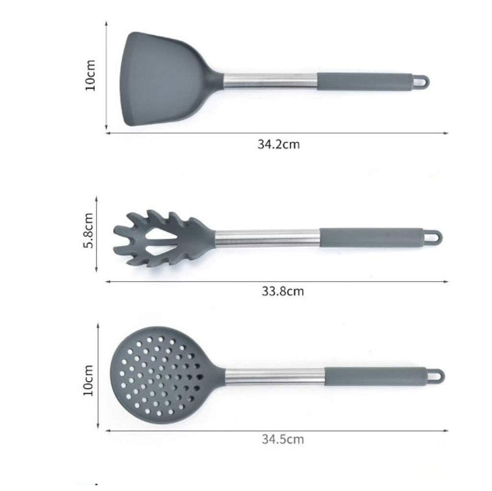 Utensili da cucina Set-6 pezzi utensili da cucina utensili da cucina-silicone utensili da cucina -ucite chef antiaderente pentole con set di spatola - utensili da cucina Gadget da cucina con ute