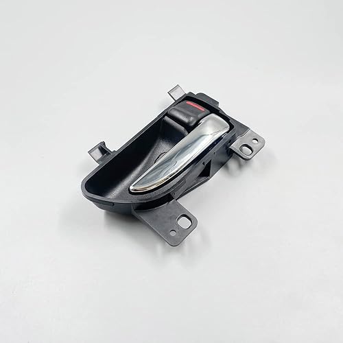 Miniatura 2 de Manija interior de la puerta del lado del pasajero delantera o trasera derecha cromada compatible con Subaru Forester Impreza Legacy y Outback