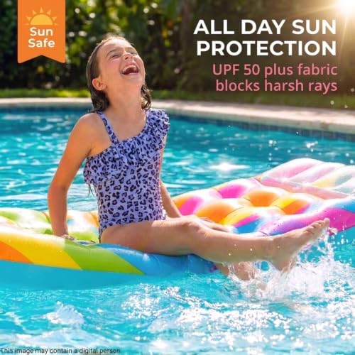 Image of Kanu Surf Girls Morgan Floral Ruffle 1-Shoulder 1-piece Swimsuit