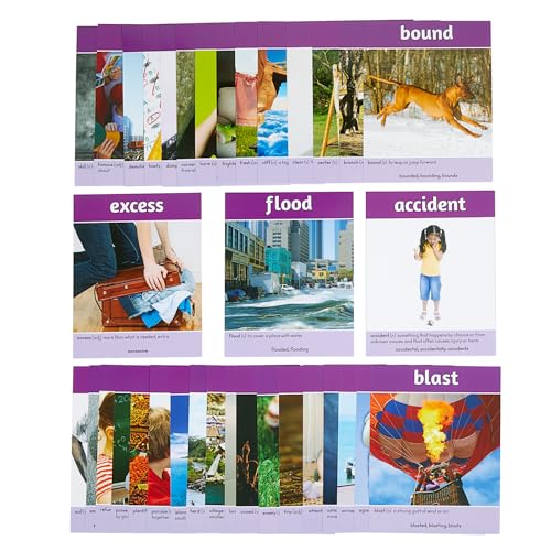 Cartes de vocabulaire Robustes avec photos réelles pour stimuler la mémoire visuelle