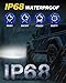 AUTOONE H4 Led Bulbs, 9x Super Bright 6000K White 9003/HB2 Halogen Replacement, IP68, 10YR Lifespan, Pack of 2