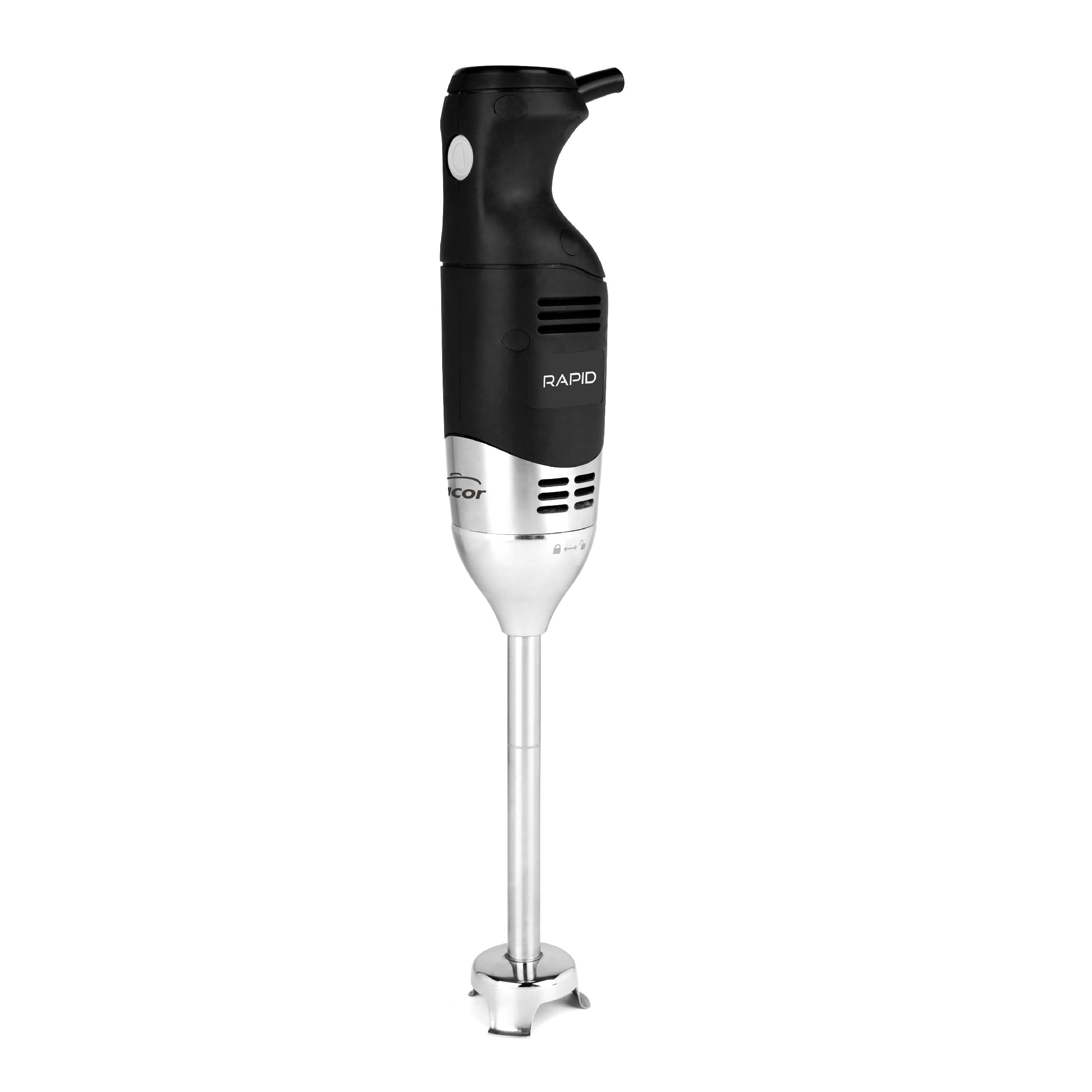 Lacor - 69920 - Batidor Rapid Serie, 8 Velocidades, 220 W, Acero Inoxidable, 4000-18000 r.p.m, Mango Ergonómico, Brazo Triturador Desmontable y Fácil Limpieza, Perfecto para Purés, Cremas y Salsas
