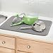 InterDesign iDry Tapete de cocina, alfombrilla escurreplatos extragrande y gruesa de poliéster...