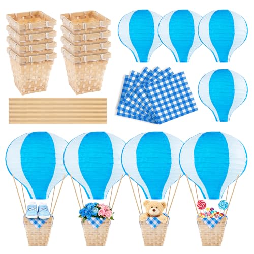 8 Sets Hot Air Balloon Table Centerpieces, DIY Craft Decorations