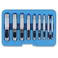 BGS 565 | Locheisen-Satz | 9-tlg. | 3 - 12 mm | inkl. Kunststoff-Koffer | Stanzeisen-Set