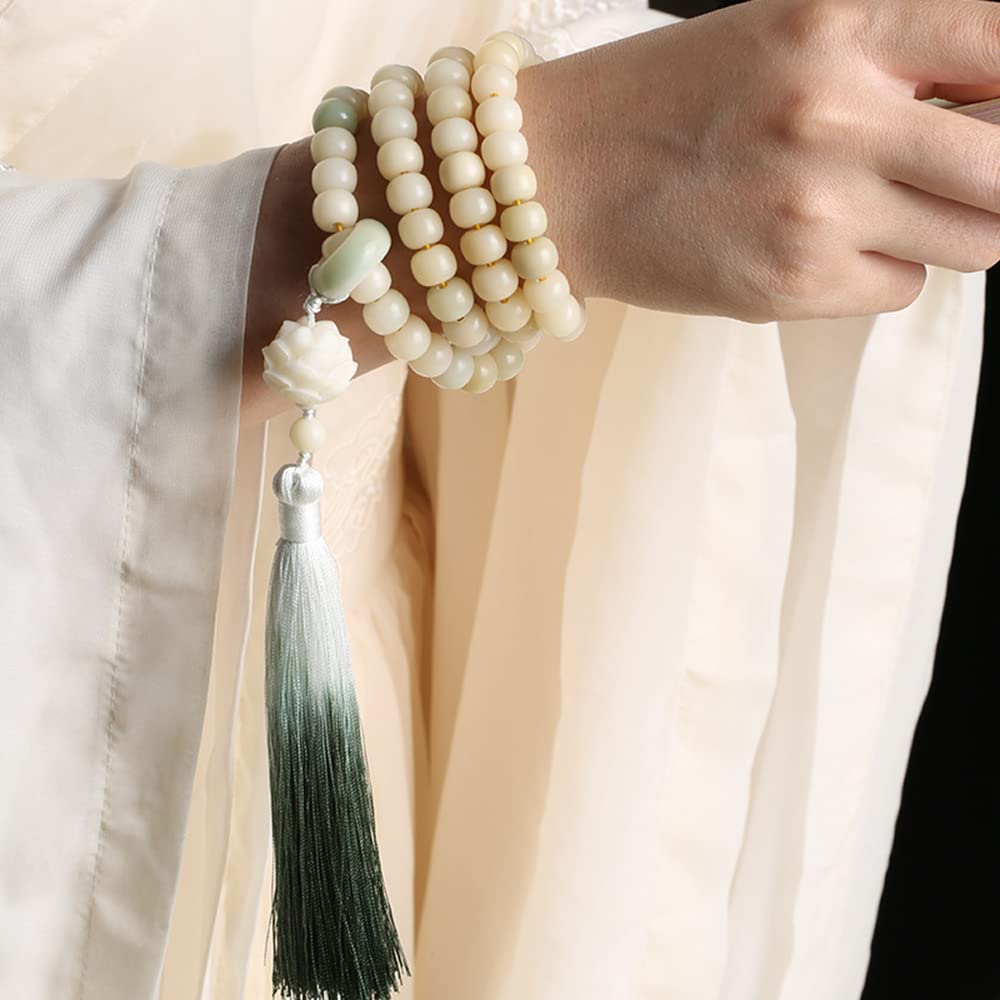 Yoga Meditazione 108 Braccialetti con Perline Naturali Bodhi